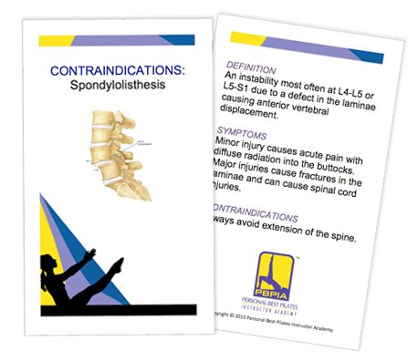 Pilates Teacher Academy Pilates Flash Cards